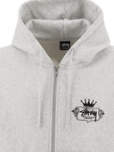 Stüssy "Construit pour durer" à sweat à sweat à fermeture éclair
