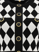 Balmain Diamond Jacquard Knit Top