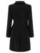 Cappotto a doppio petto Balmain con bottoni d'oro