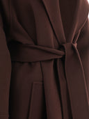 Max Mara S "Agata" Wool Belted Long Coat