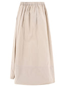 Max Mara S "Lirica" Long Taffeta Skirt