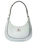 Tory Burch "Robinson Cross Chatched Crescent" schoudertas
