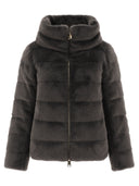 Herno Faux Fur Down Jacket