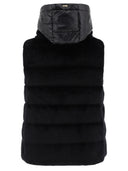 Herno Faux Fur Sleeve Coat