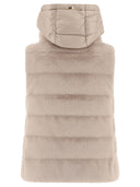 Herno Faux Fur Sleeve Coat