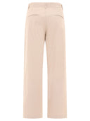 Max Mara S "Milo" Gabardine Cotton Trousers