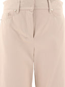 Max Mara S "Milo" Gabardine Cotton Trousers