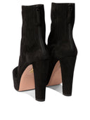 Aquazzura "Saint Honorè Plateau 120" Ankle Boots