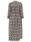 Max Mara Timeless "Timesilk" Printed Silk Dress