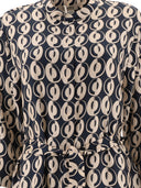 Max Mara Timeless "Timesilk" Printed Silk Dress