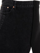 Sacai "Denim X Wool Melton" Skirt