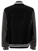 Sacai "Gonz Wool Melton X Leather" Bomber Jacket