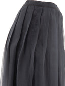 Brunello Cucinelli "Pleated Midi" Skirt