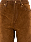 Pantalon en cuir "Melany" Golden Goose