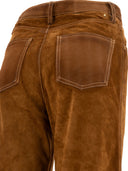 Pantalon en cuir "Melany" Golden Goose