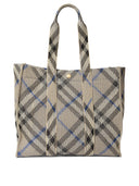 Burberry Knitted "Check" Tote Bag