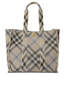 Burberry Knitted "Check" Tote Bag