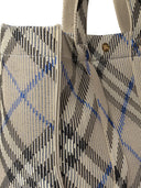 Burberry Knitted "Check" Tote Bag