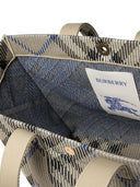 Burberry Knitted "Check" Tote Bag