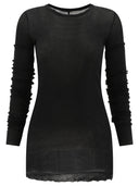 Rick Owens T Shirt With Raw Hem