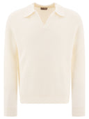 Herno Endless Operated Wool Polo Shirt