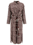 Max Mara Timeless "Micaela" Reversible Silk Shirt Dress