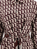 Max Mara Timeless "Micaela" Reversible Silk Shirt Dress