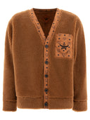 Mcm "Monogram" Cardigan Style Fleece Jacket