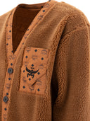 Mcm "Monogram" Cardigan Style Fleece Jacket