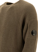 C.P. Company Lens Detail Ribbed Sweater