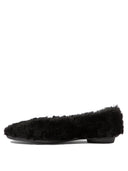 Ferragamo "Noella Fur" Shearling Ballet Flats