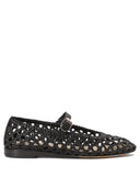 Le Monde Bèryl Woven Mary Jane Ballet Flats