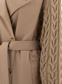 Max Mara "Cicladi" Drip Proof Gabardine Trench Coat