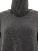 Brunello Cucinelli Cashmere and Silk Coundleneck avec des paillettes