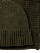 Barbour "Carlton Fleck" Beanie & Scarf Set