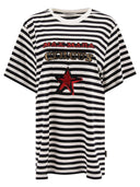 Max Mara Oversized Striped Cotton T Shirt