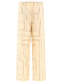 Toteme "Monogramm" PJ -Stilhose