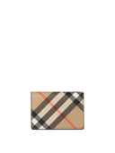 Burberry "Check" Bi Fold Card Holder