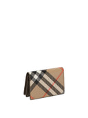 Burberry "Check" Bi Fold Card Holder