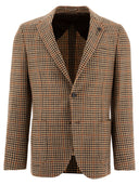 Lardini Single Breasted Houndstooth Blazer