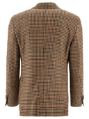 Lardini Single Breasted Houndstooth Blazer