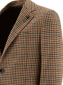 Lardini Single Breasted Houndstooth Blazer