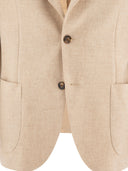 Lardini blazer de lana de lana de pecho individual