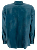 Marni Leather Shirt With Chest Pocket