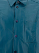 Marni Leather Shirt With Chest Pocket