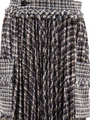 Sacai Pleated Skirt With Cargo Pockets