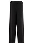 Pantaloni a gamba larga toteme in viscosa fluida e lino