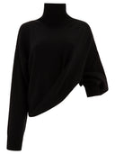 Alaïa Asymmetric Turtleneck Sweater