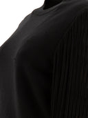 Alaïa Fringed Sleeve Knit Sweater