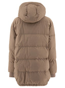 Brunello Cucinelli Down Veste en coton technique